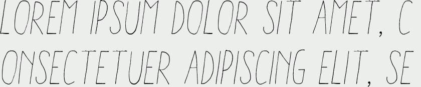 Aracne Condensed Light Italic