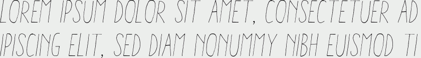 Aracne Condensed Light Italic