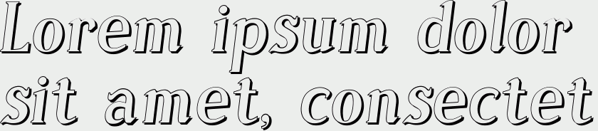 Sonten Outline-Italic