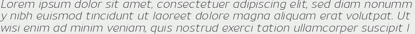 Uniman Light Italic