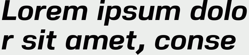 Nuber ExtraBold Italic