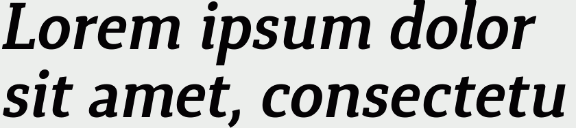 Synerga Pro SemiBold Italic