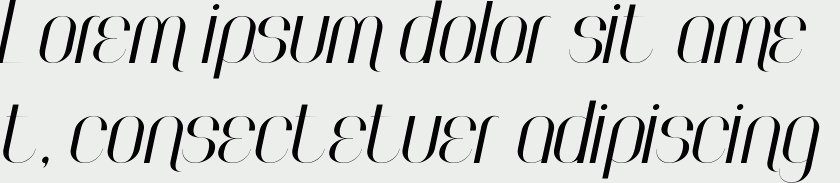 Faddish bold italic