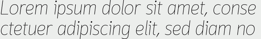 Lounge Thin Italic