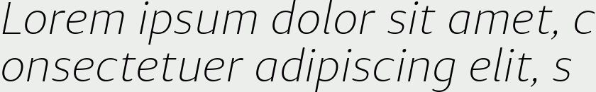 Diaria Sans Pro ExtraLight Italic