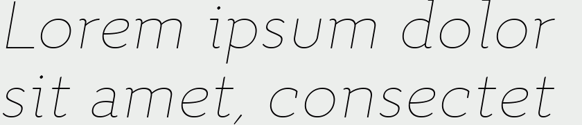 Quiza Pro Thin Italic