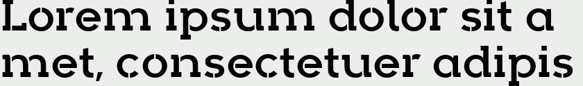 Arkibal Serif Stencil Regular