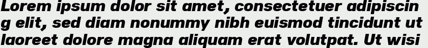 Nuber Black Italic