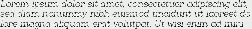 Egalite Thin Italic