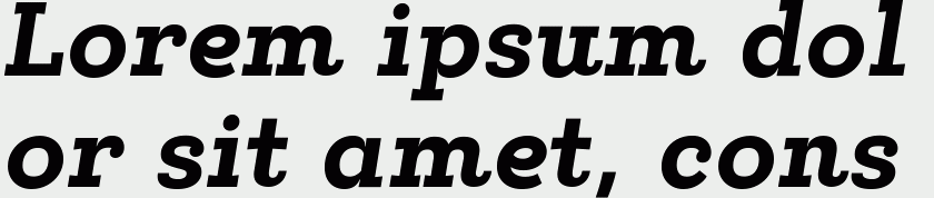 Egalite Bold Italic