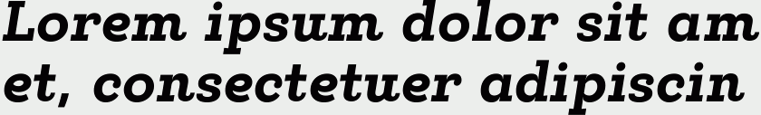 Egalite Bold Italic