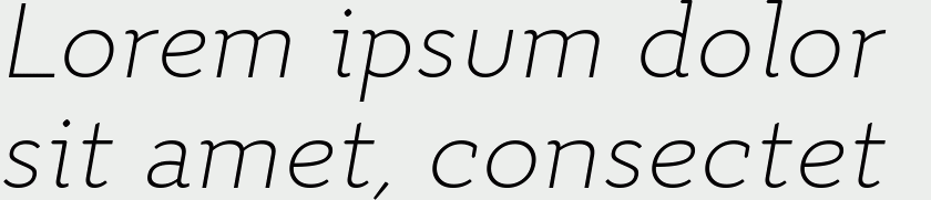 Quiza Pro ExtraLight Italic