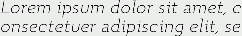 Quiza Pro ExtraLight Italic