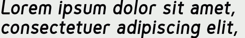 Genius Semibold Italic