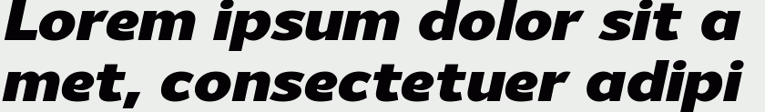 Uniman Black Italic