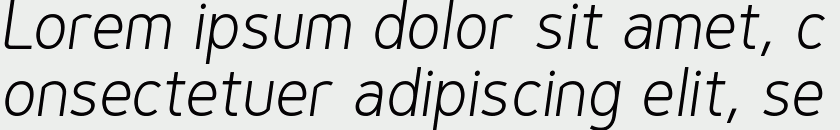 Genius Light Italic