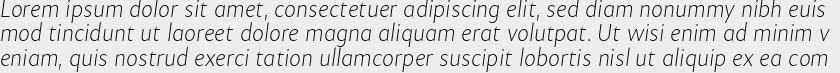 Samo Sans Pro Thin Italic