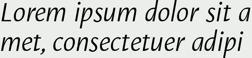 Puenta Sans Italic