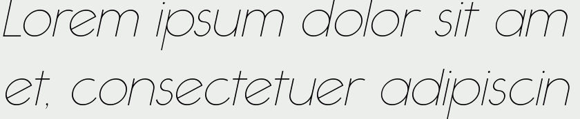 Ealing thin italic