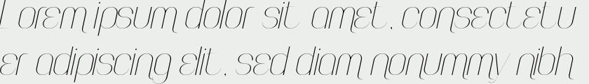 Faddish italic