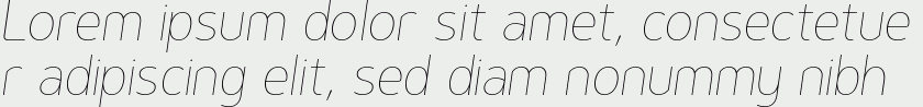 Genius Thin Italic