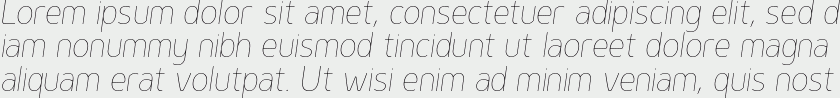 Genius Thin Italic