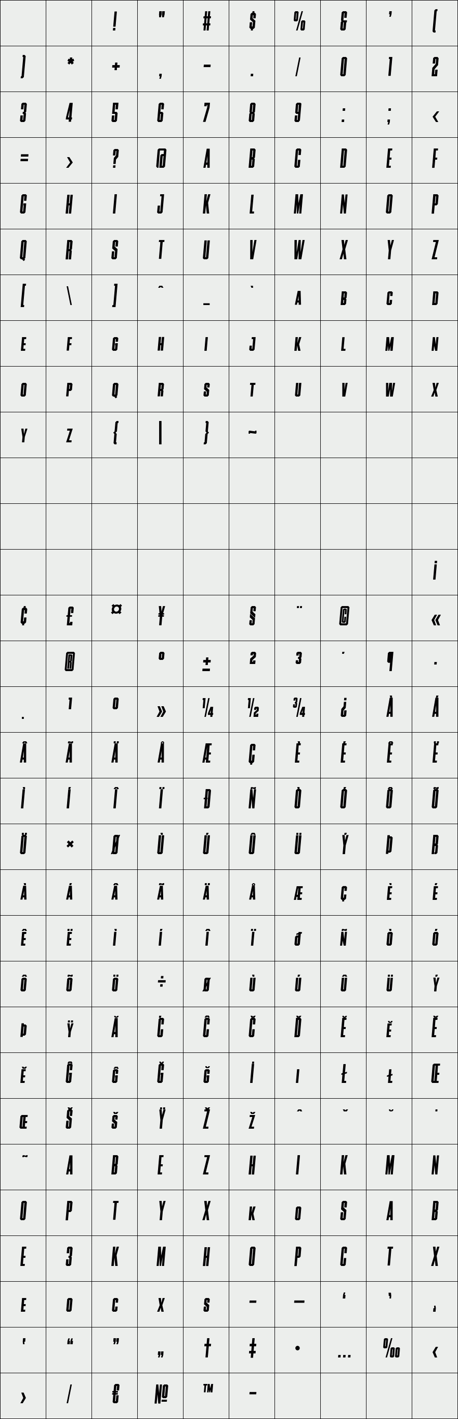 Superset - Italic