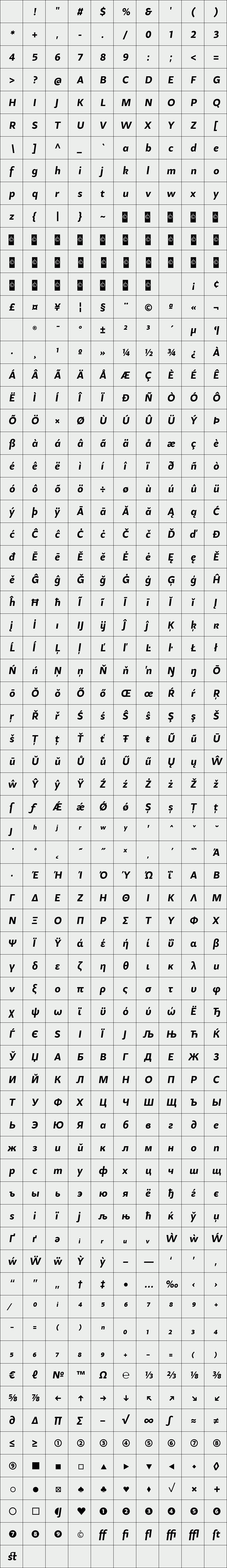 Samo Sans Pro Bold Italic