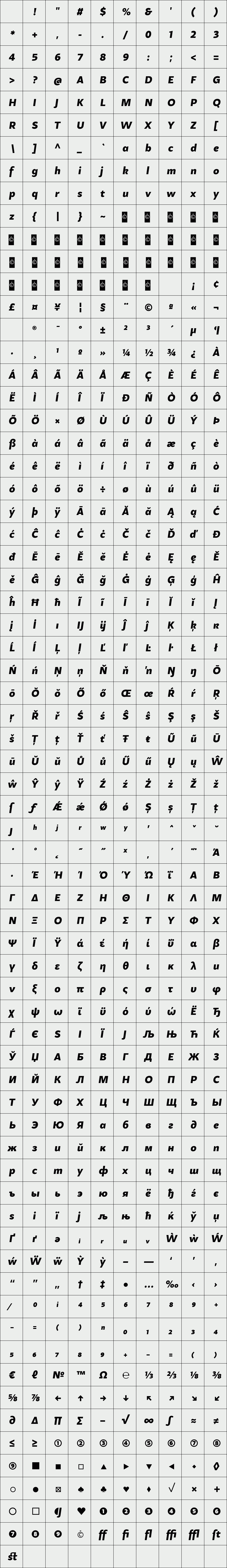 Samo Sans Pro Black Italic