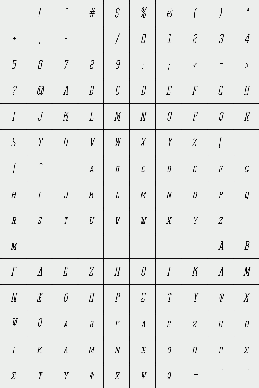 Kafalan Serif Italic