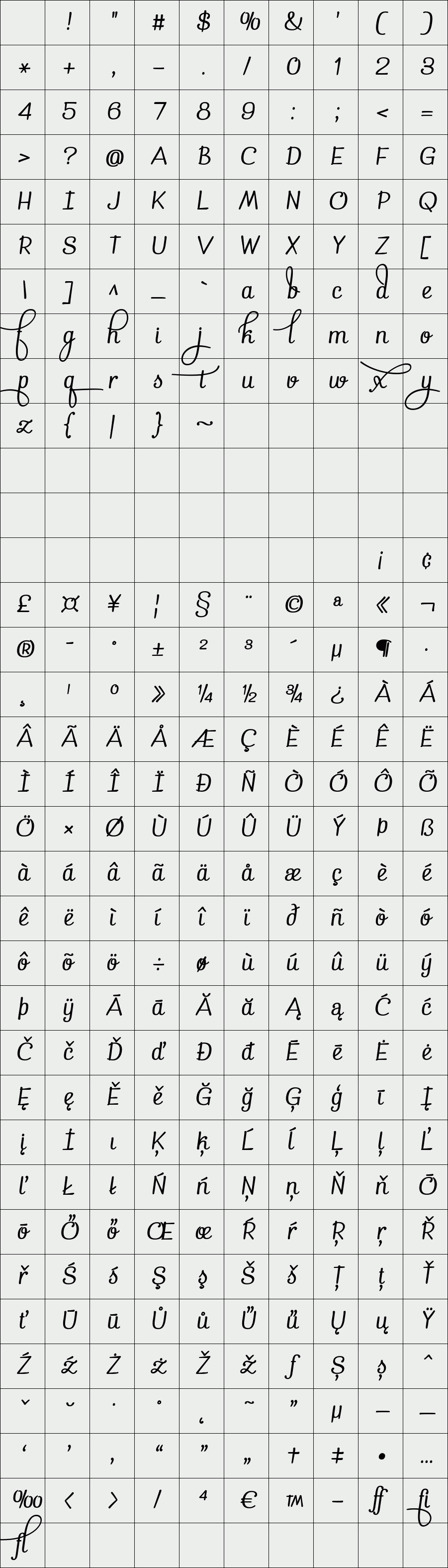 Pepita Script 4