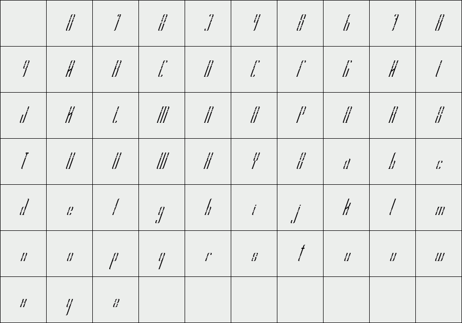 Hiroshi deco italic