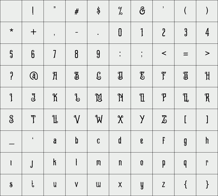 Mermaid Typeface