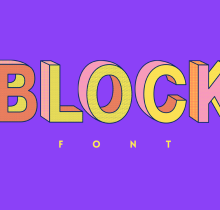 Block Font