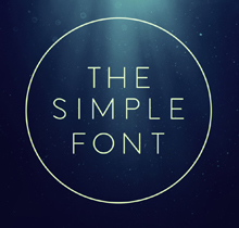 The Simple Font