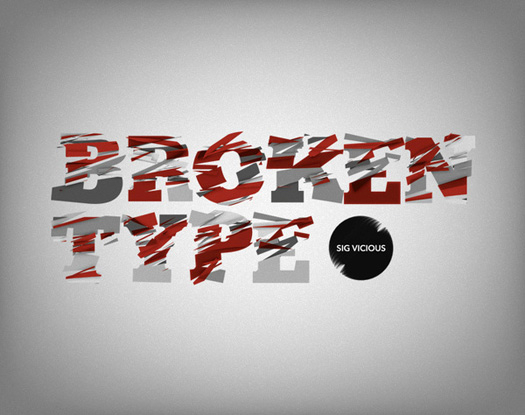 Broken type