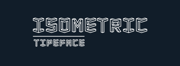 Isometric Typeface