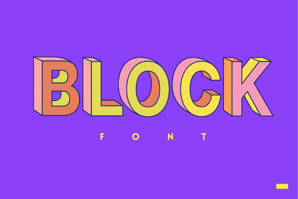 Block Font