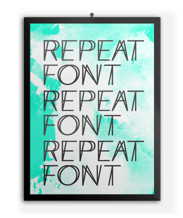 Repeat Font