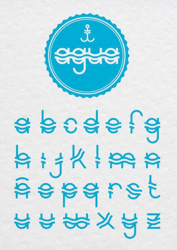 Aqua Font