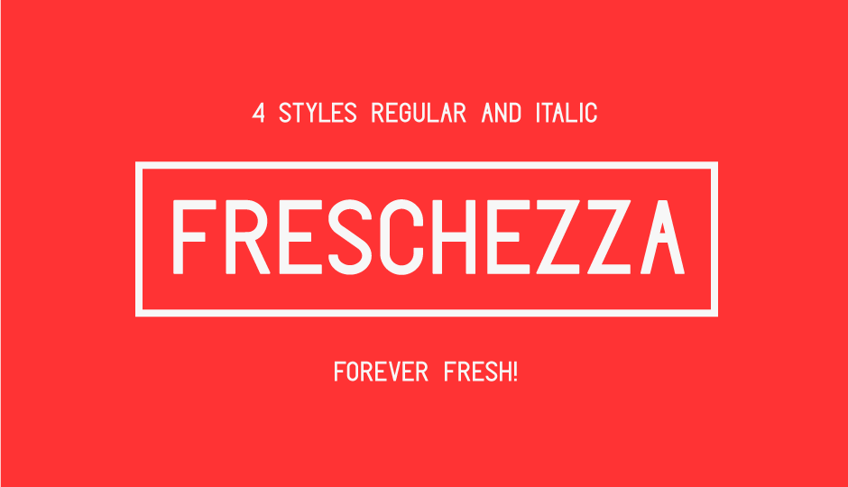 Freschezza Typeface