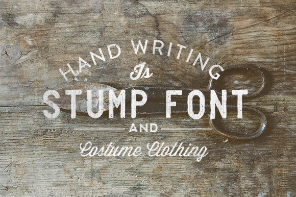 Stump font family