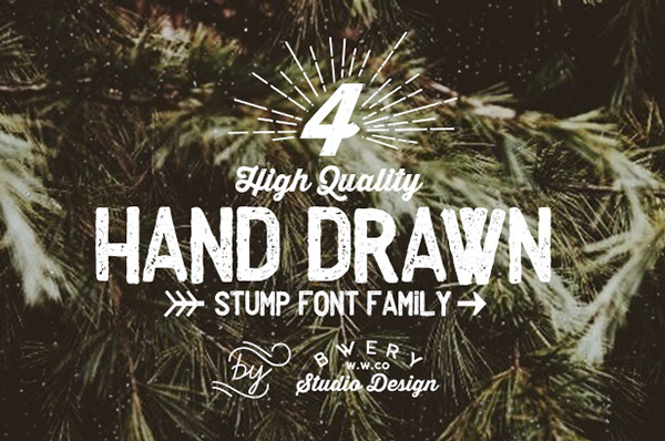 Stump font family