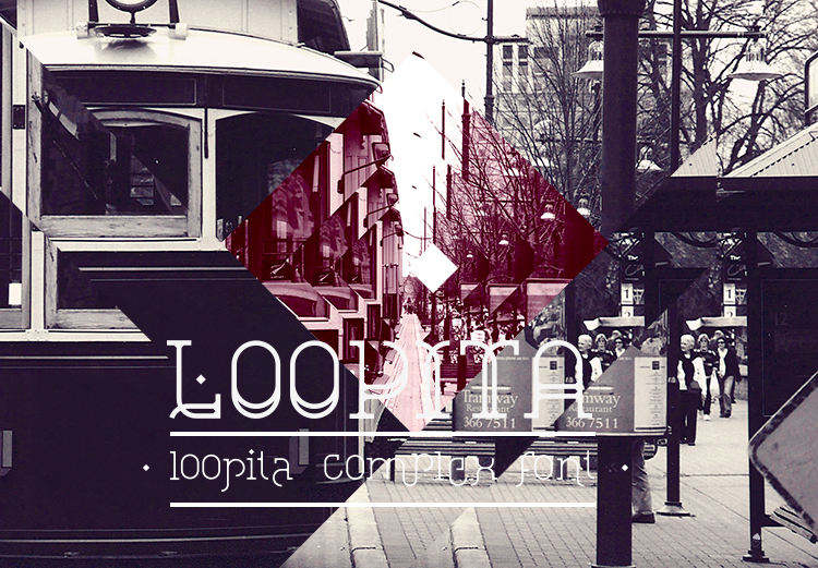 Loopita complex font