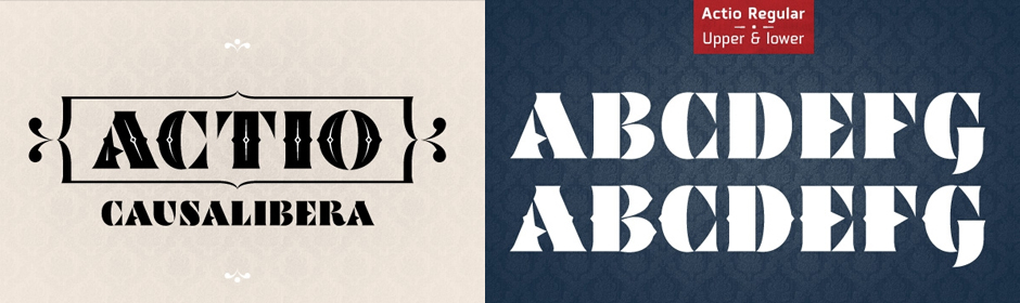 Actio font
