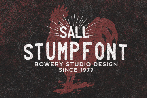 Stump font family