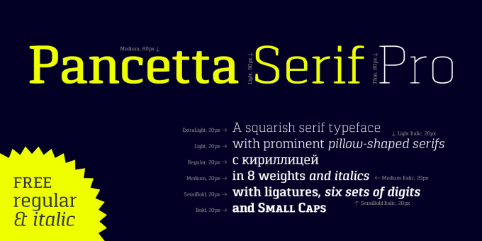 Pancetta Serif Pro