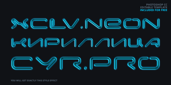 Xclv.Neon Pro Cyrillic
