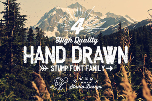 Stump font family