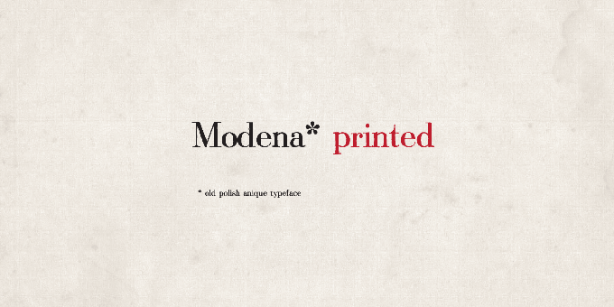 Modena Printed